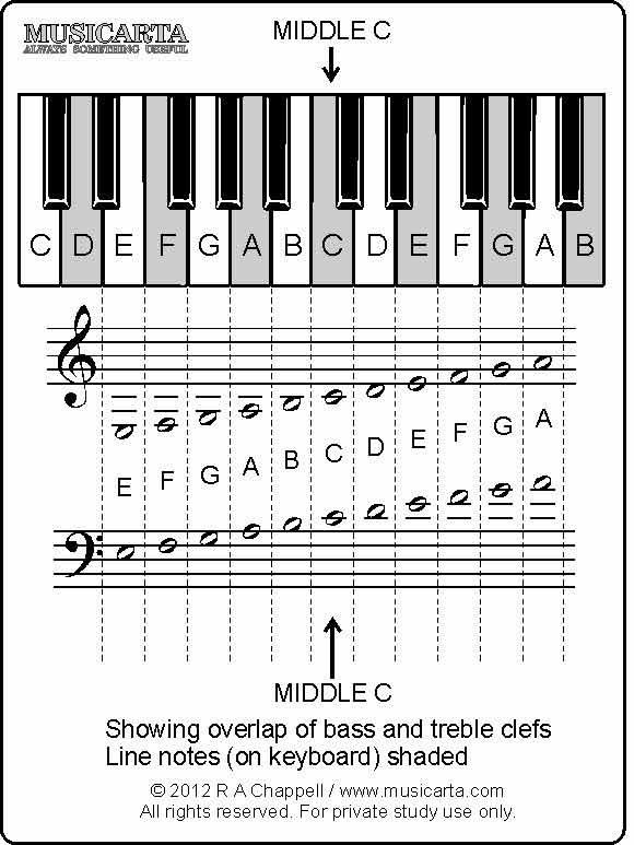 Flashcards For Piano Notes Printable Free