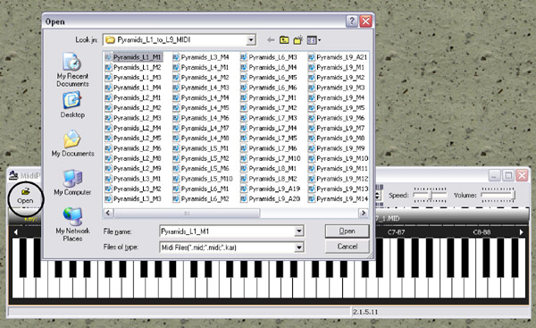 Piano MIDI files